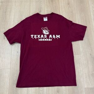 Vintage Texas A&M University Maroon T-Shirt Size XL